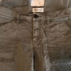 Madewell olive cargo pants